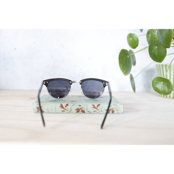 Vintage 1990s Y2K Clubmaster Cat Eye Style Sunglasses NOS Preppy Academia - Picture 6 of 8